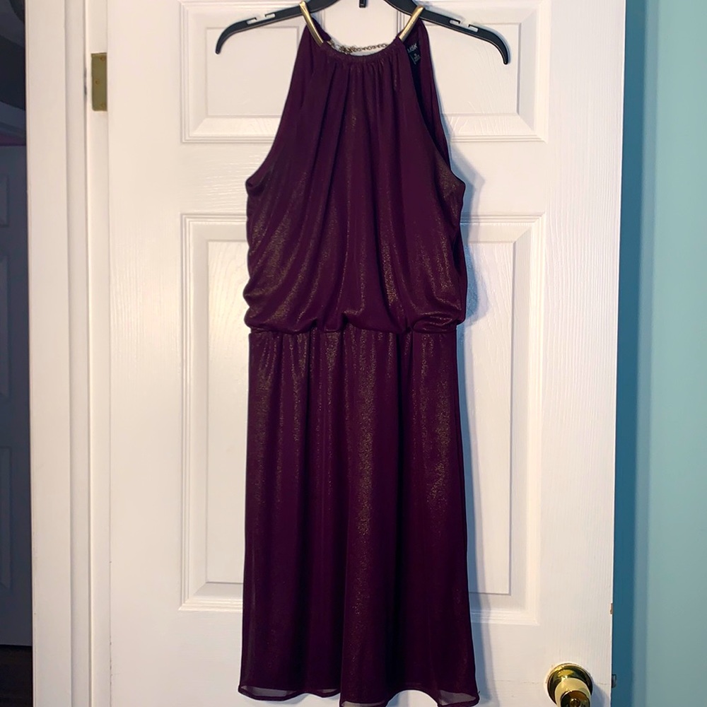 MSK Halter Cocktail Dress